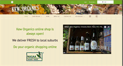 Desktop Screenshot of keworganics.com.au